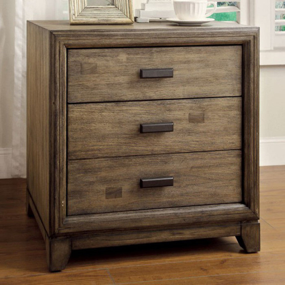 Antler Transitional Night Stand, Natural Ash