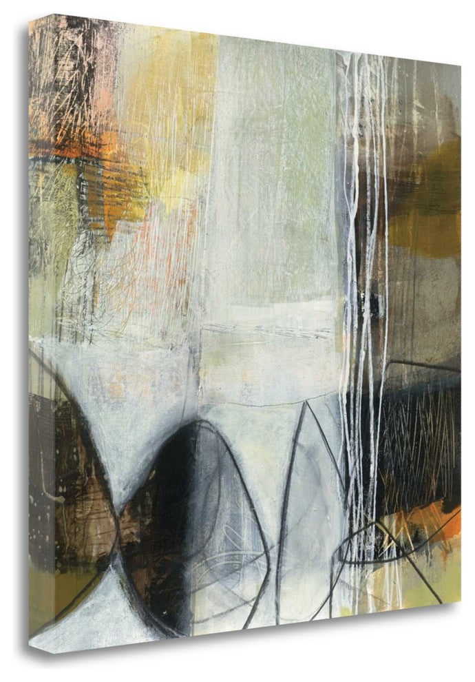 "Abstract Pebble I" By Jane Davies, Giclee Print on Gallery Wrap Canvas