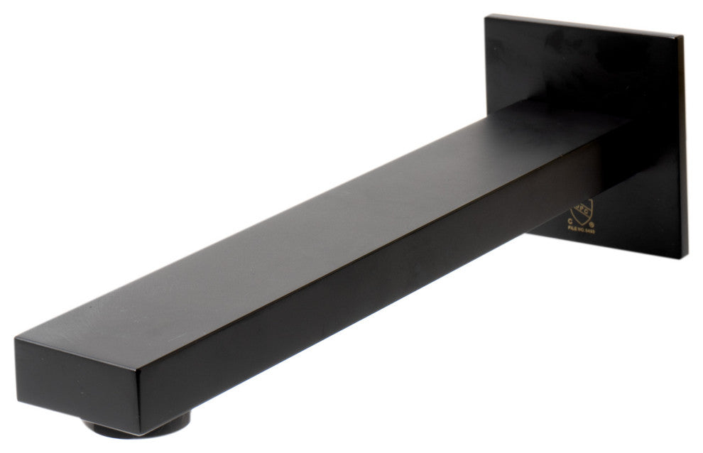 Black Matte Single Lever Wallmount Bathroom Faucet