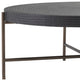 Round Gunmetal Coffee Table | Eichholtz Nikos