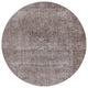 Ahgly Company Indoor Round Mid-Century Modern Area Rugs, 7' Round