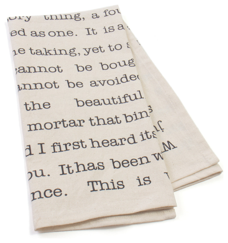 Lovey Tea Towels, Set of 2