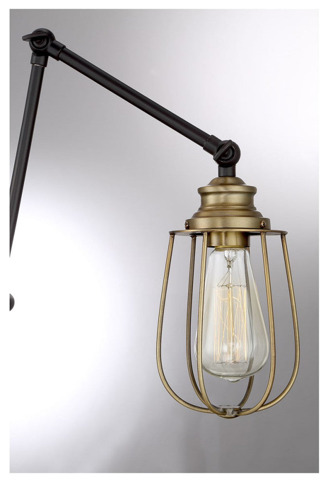 Savoy House Meridian 1 Light Wall Sconce English Rubbed Bronze