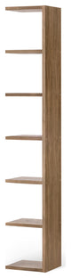 Block Modern Modular Cube Add-On Shelves, Natural Walnut
