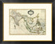 "Composite: Indes, 1771" Framed Digital Print by Rigobert Bonne, 32x26"
