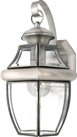 Quoizel 1 Light Newbury Outdoor Wall Lanterns in Pewter - NY8316P