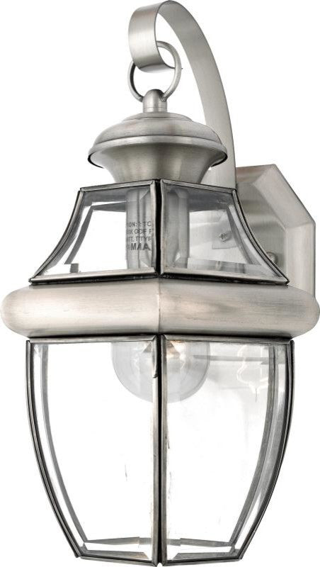 Quoizel 1 Light Newbury Outdoor Wall Lanterns in Pewter - NY8316P