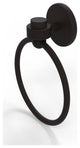 Satellite Orbit One Towel Ring With Groovy Accent, Oil Rubbed Bronze