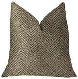 Hillside Brown Luxury Throw Pillow, 20"x30" Queen