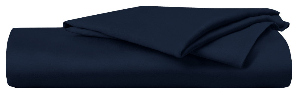 Delara 100% Eucalyptus Lyocell Tencel Fitted Sheet Set, Smooth, Carbon, Full, 54"x75"