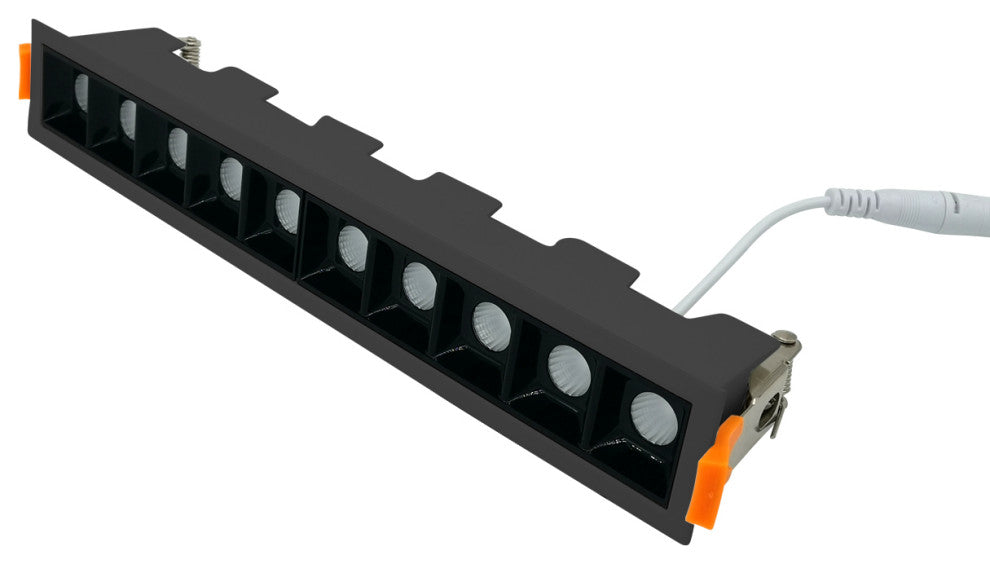 10 head Integrated LED Recessed Light Fixture Dimmable, 18W, 1150Lumens, 2700K
