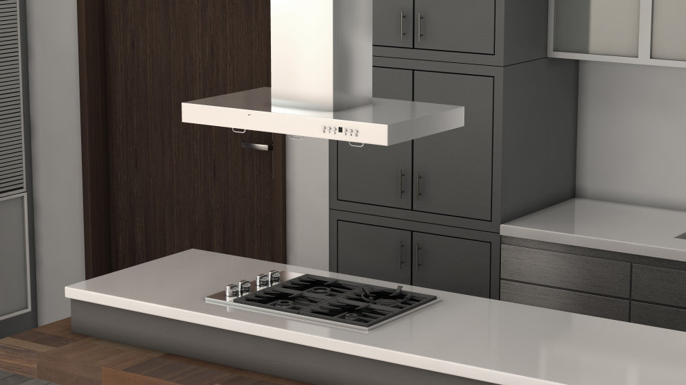 ZLINE 30 in. Island Range Hood, Stainless Steel, KE2i-30