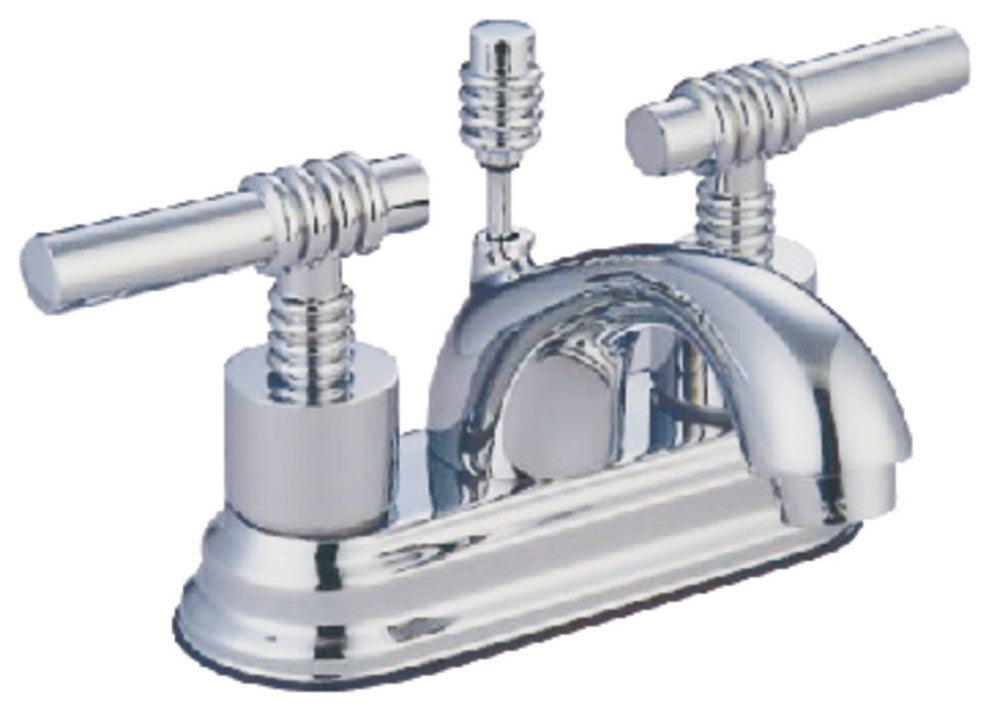 Kingston Brass 4" Centerset Bathroom Faucet, Polished Chrome