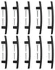 Mascot Hardware 3 inch CTC Arch Matt Black Cabinet Pull - Pack of 10