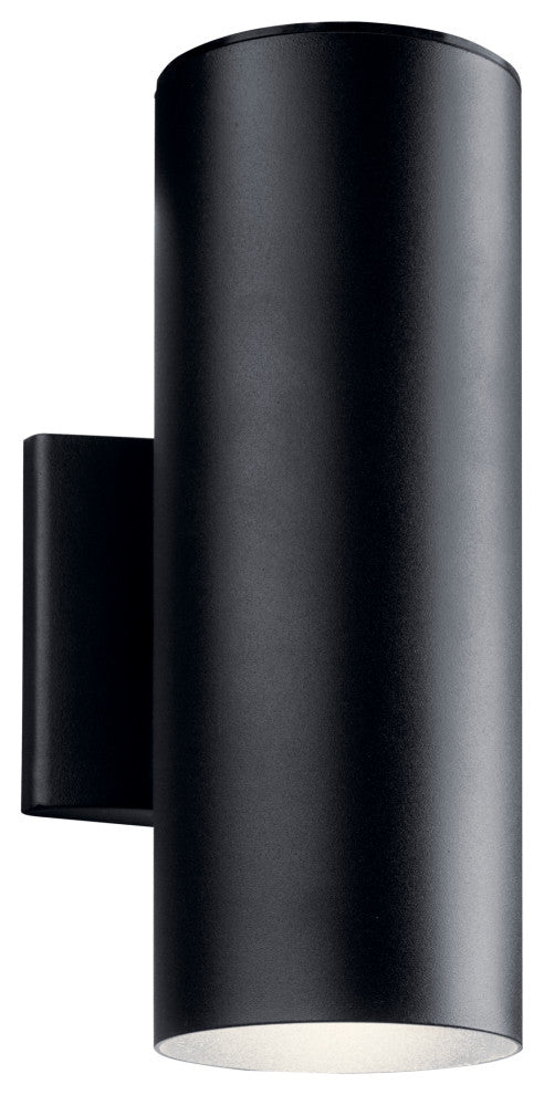 Textured Black 12.25" Outdoor Wall LED
