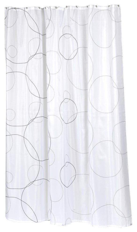 Extra Long "Ava" Fabric Shower Curtain