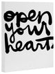 Deny Designs Kal Barteski Open Your Heart Art Canvas