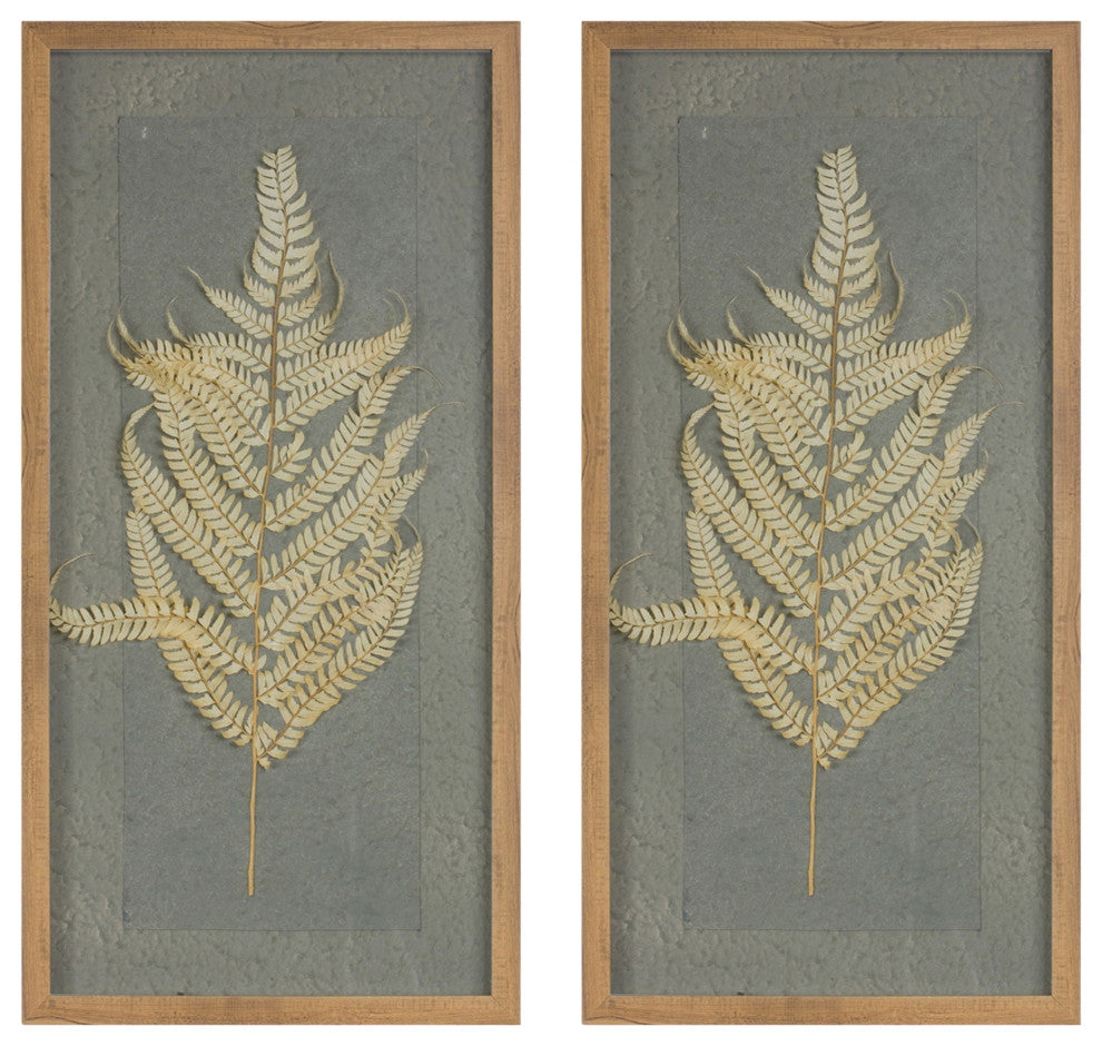 Dried Fern Frame, Set of 2