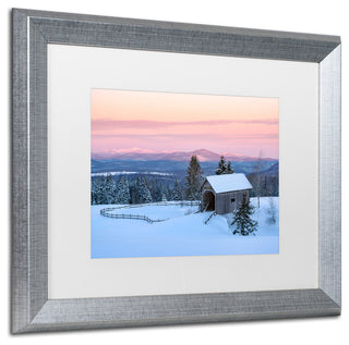 Michael Blanchette Photography 'Bridge on a Hill' Matted Framed Art, 20x16