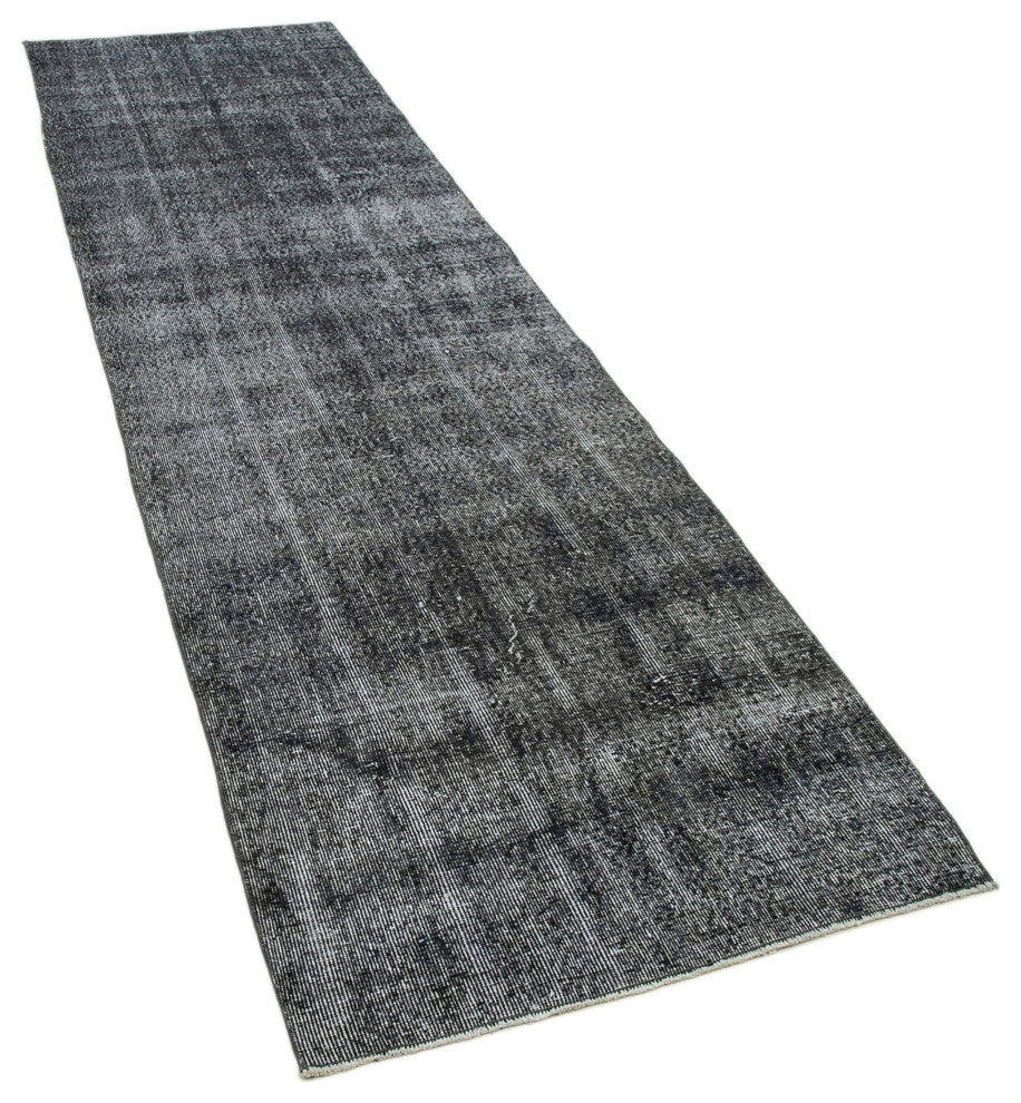 Rug N Carpet - Hand-knotted Oriental 2' 11" x 10' 5" Over-dyed Floor Runner Rug