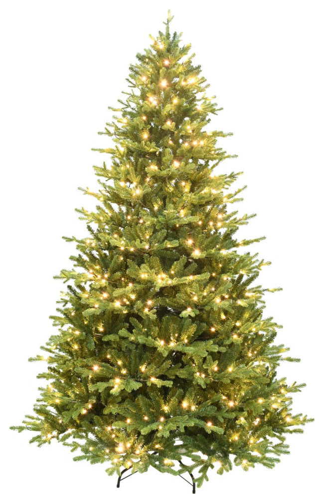 9-Ft. Oregon Pine Christmas Tree, Warm White LED Lighting