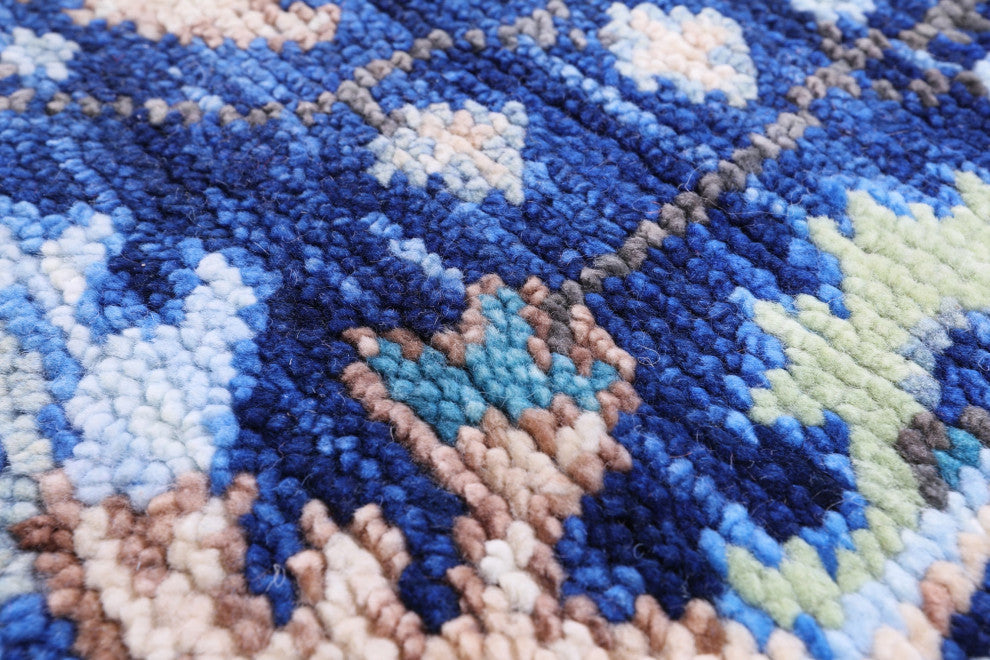 Runner Turkish Oushak Handmade Wool Rug 2' 7" X 8' 1" - Q15481