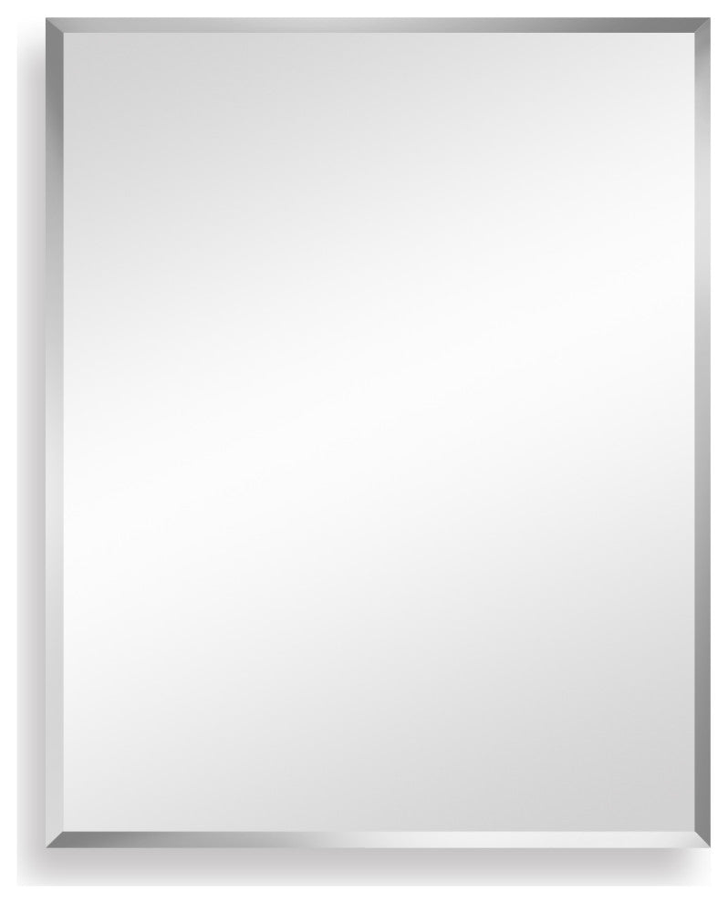 Aurora Recessed or Surface Mount Frameless Medicine Cabinet,24x30Inch