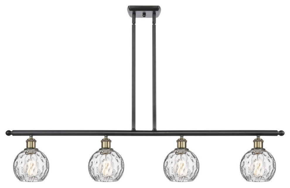 Innovations 516-4I-BAB-G1215-6-LED 4 Light Island Light, Black Antique Brass