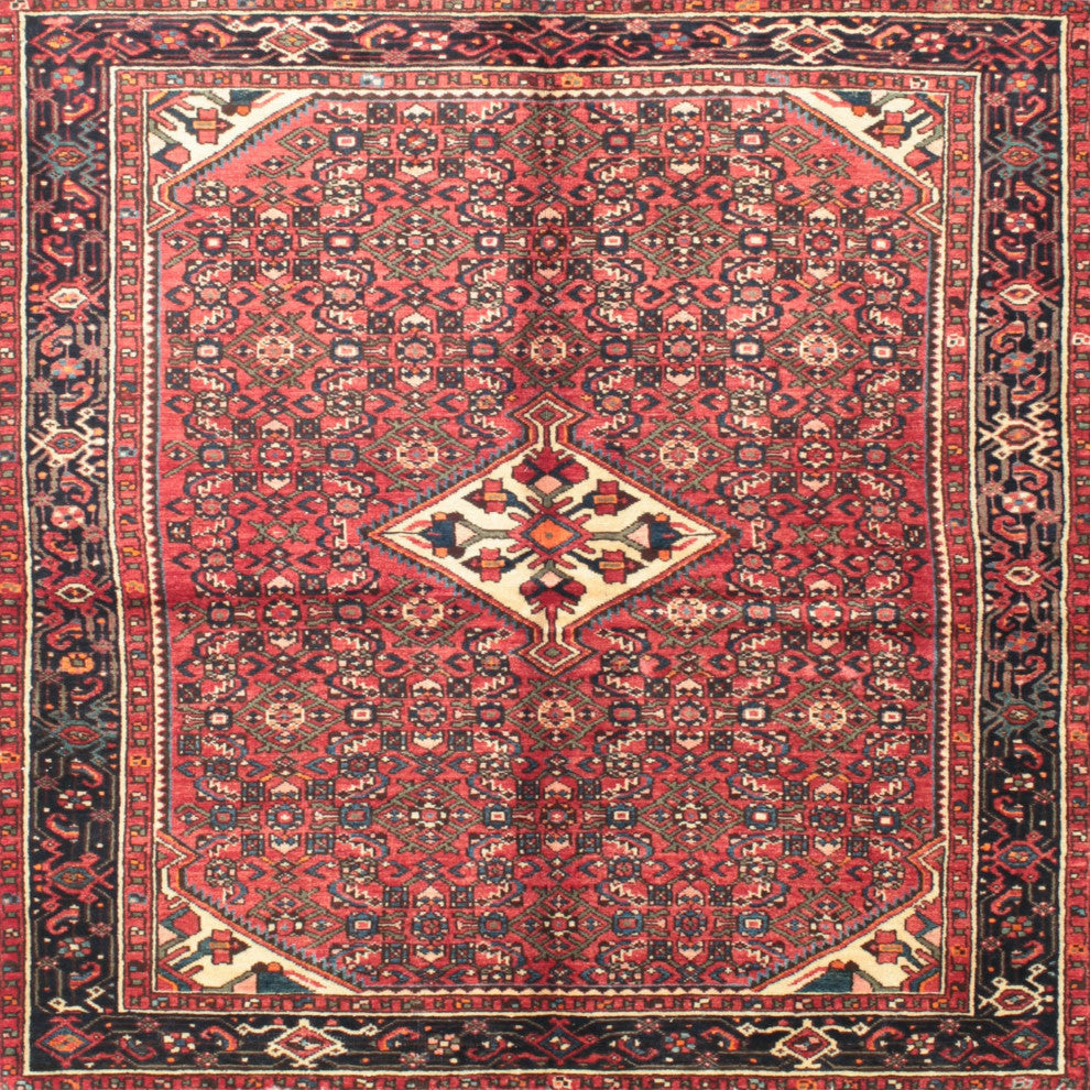 Ahgly Company Indoor Square Traditional Area Rugs, 4' Square