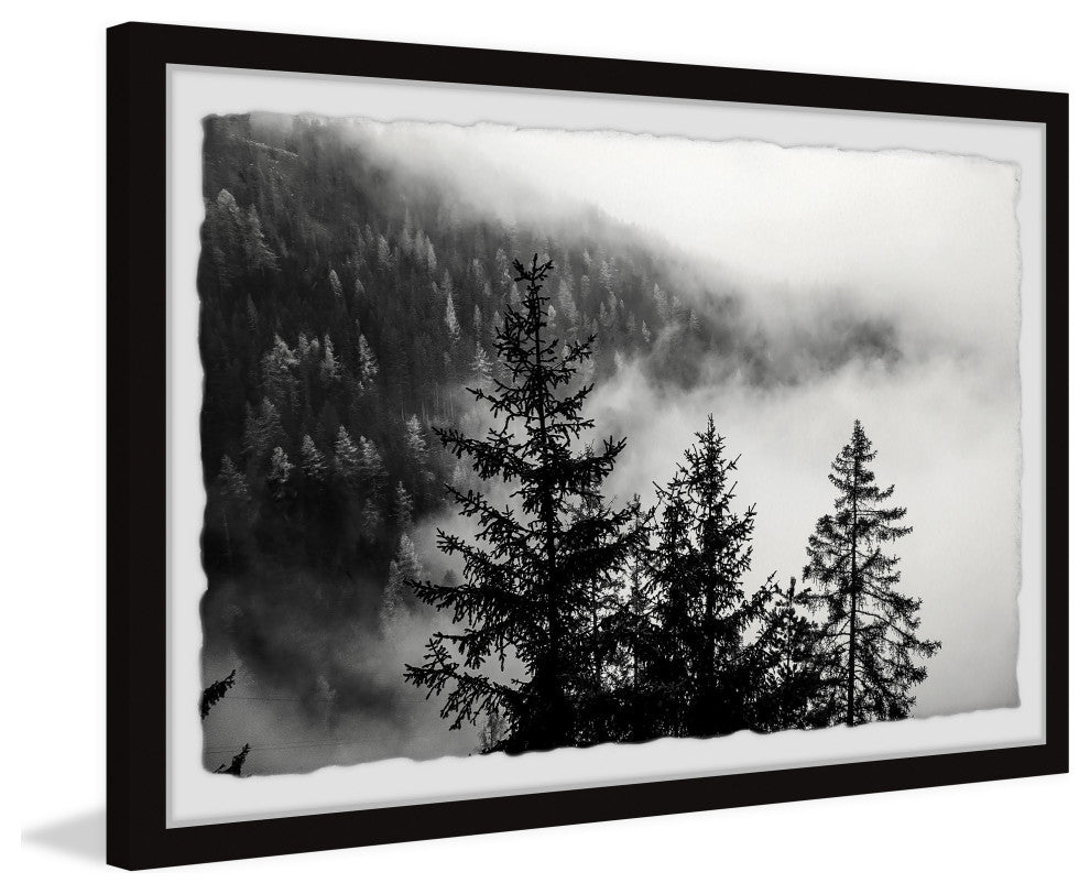 "Cold Frosty Morning" Framed Painting Print, 24x16