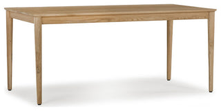 Alden Solid White Oak Dining Table - Natural