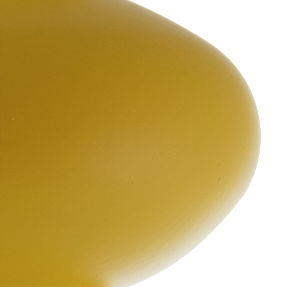 Vickerman N175078D 8" Yellow Matte Finial Ornament, Pack of 3