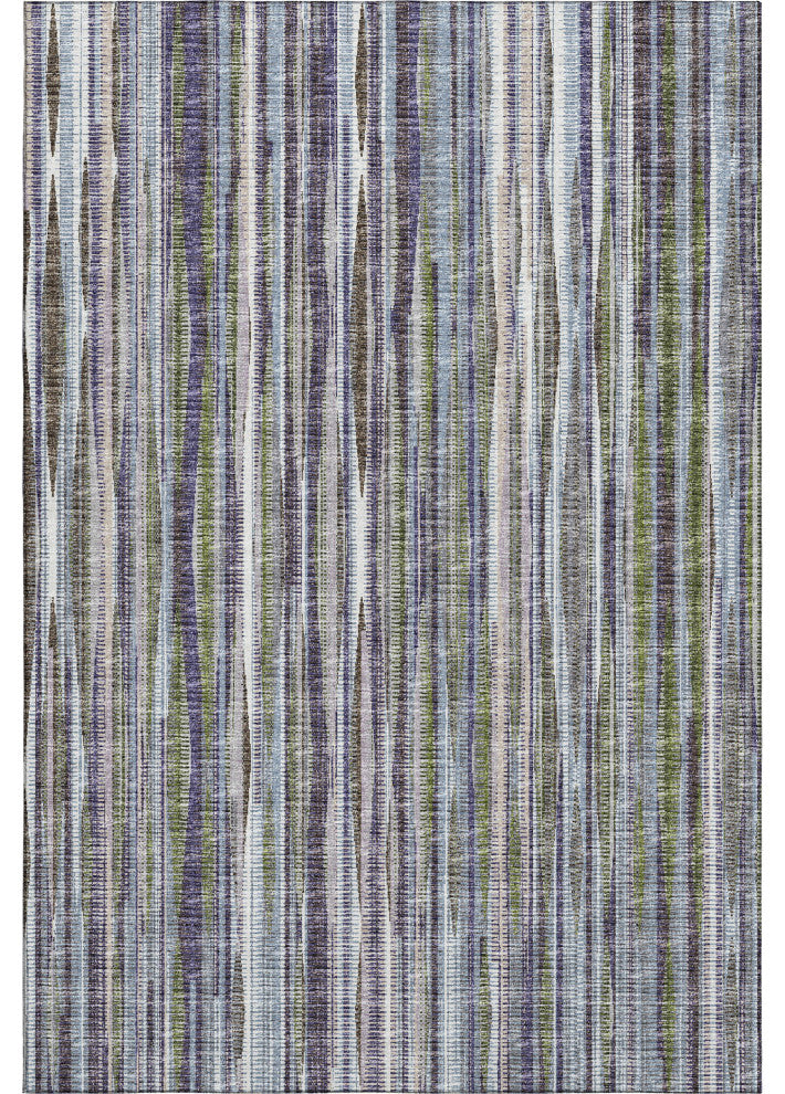 Premium Machine Washable Mayfield AMF31 Plum 8' x 10' Rug