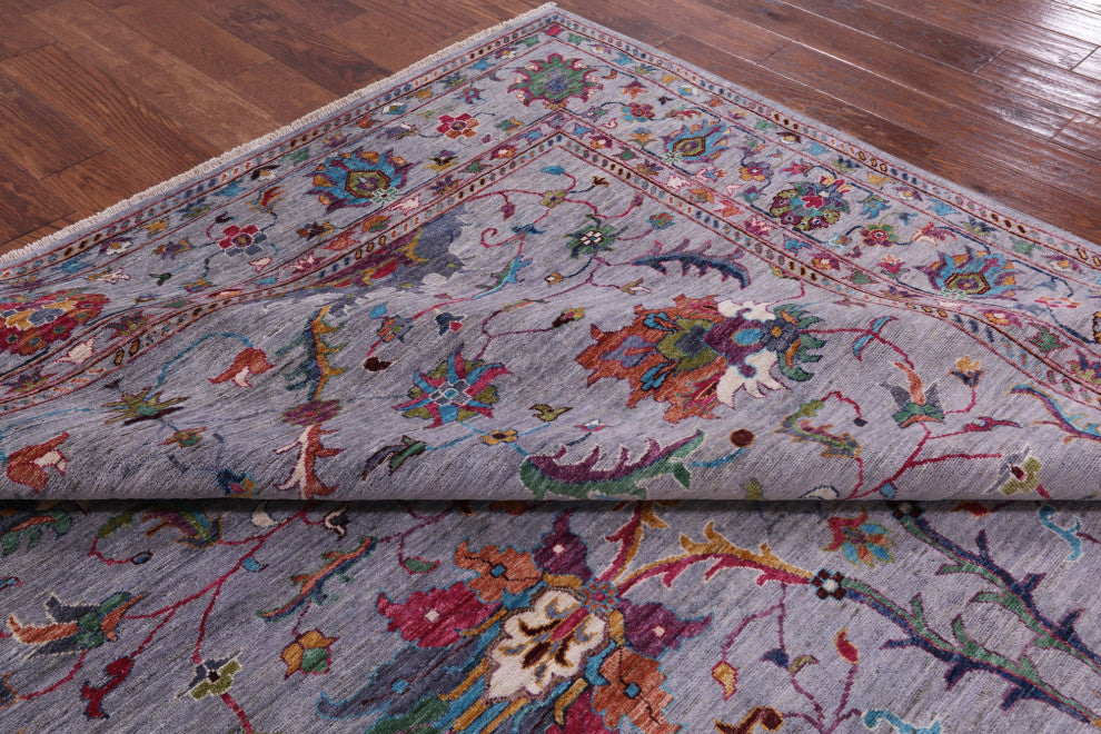 8' 0" X 10' 0" Hand Knotted Persian Tabriz Wool Rug Q8215