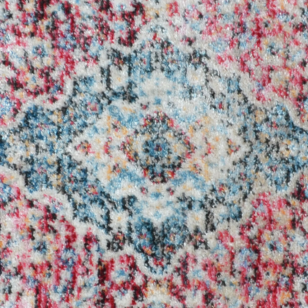 MACHINE MADE POLYESTER AREA RUGS  -Red Color, Oriental ,Rugs for Living Room