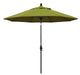9' Bronze Collar Tilt Crank Aluminum Umbrella, Pacifica, Ginkgo