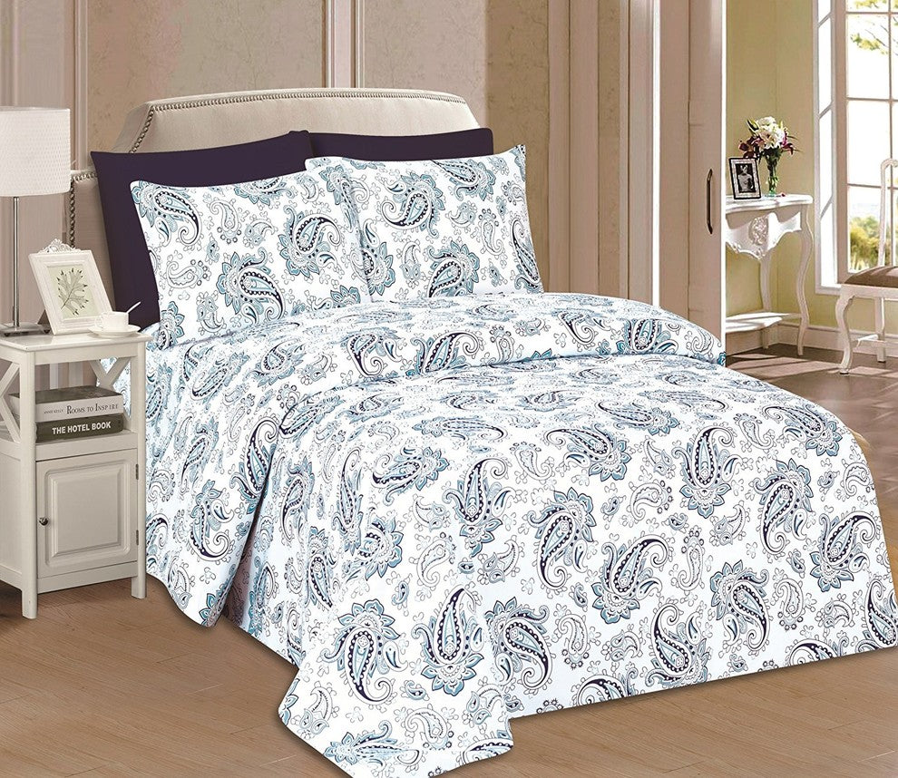 Beverly Hills 1800 Series, Printed Sheet Set, Hubery, Queen