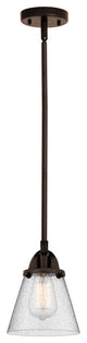 Small Cone Mini Pendant, Oil Rubbed Bronze, Seedy, Seedy