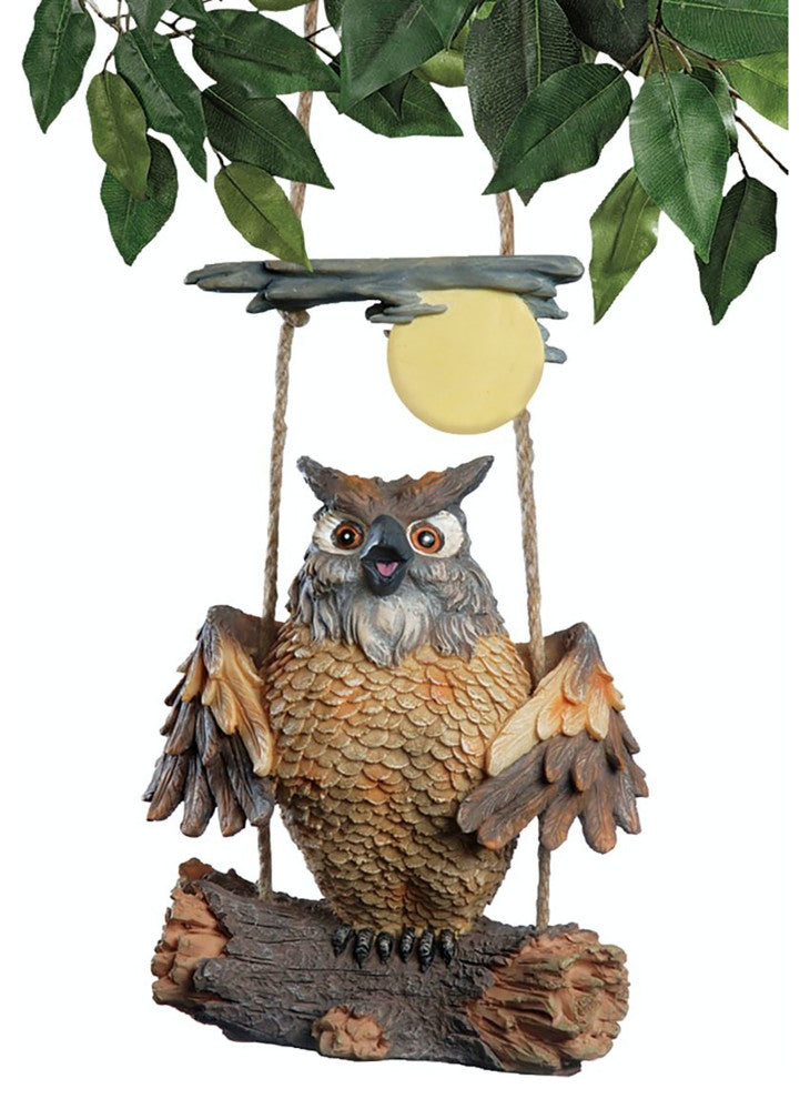 Howie the Hoot Owl Swinging Sculpture