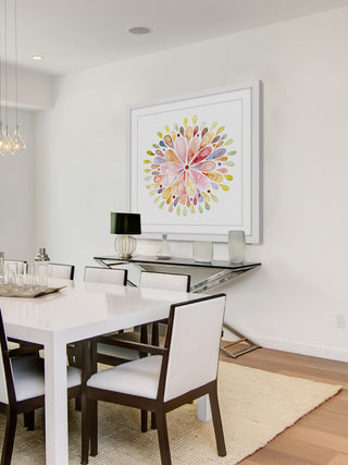 "Floral Explosion" Framed Art Print