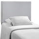 Region Twin Upholstered Headboard, Sky Gray