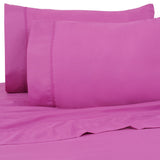 Premier Colorful Bright 4 Piece Microfiber Sheet Set, Hot Purple, Queen