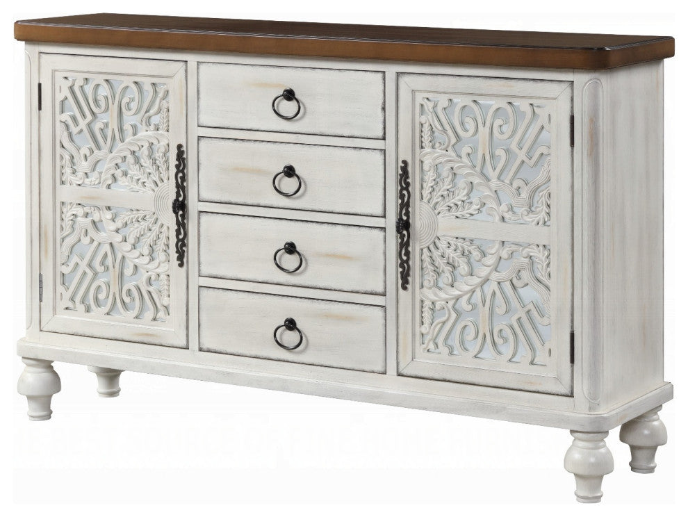 Vermont Console Table, Antique White