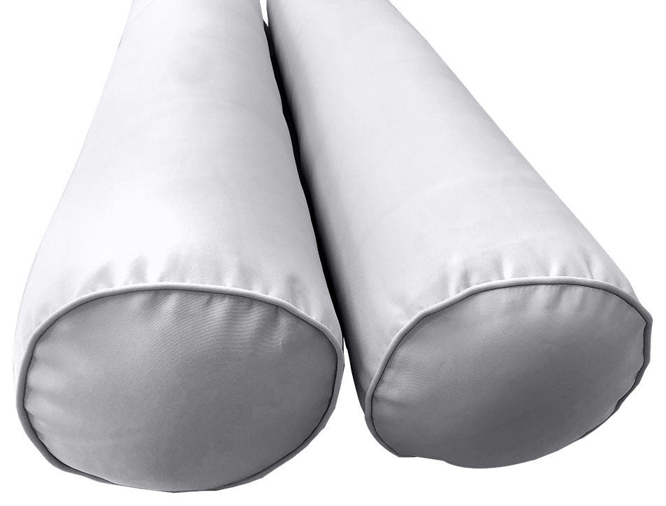 Style5 Twin-XL Pipe Trim Outdoor Mattress Bolster Slip Cover COMPLETE SET AD105