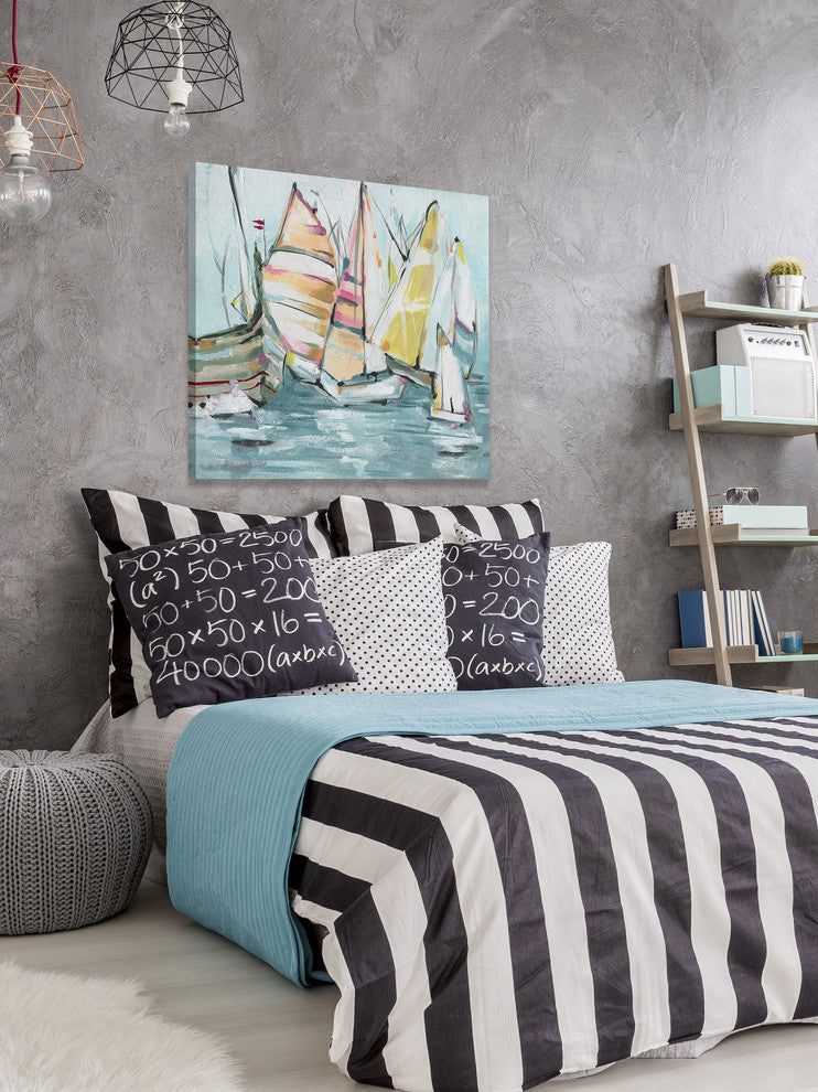 "It's High Time" Painting Print on Wrapped Canvas, 32"x32"