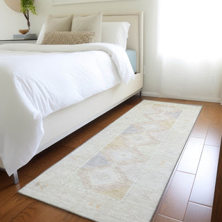Addison Premium Washable Mayfield AMF177 Ivory 2'3" x 7'6" Runner Rug