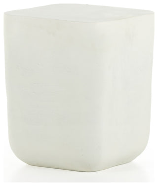 Basil Outdoor Square Drink Table-Mat Wht