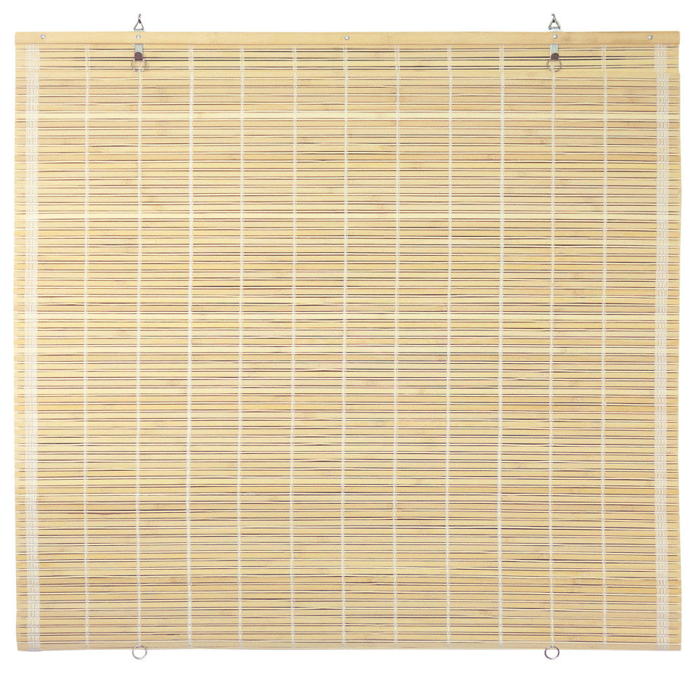 Bamboo Cordless Window Shade, Natural