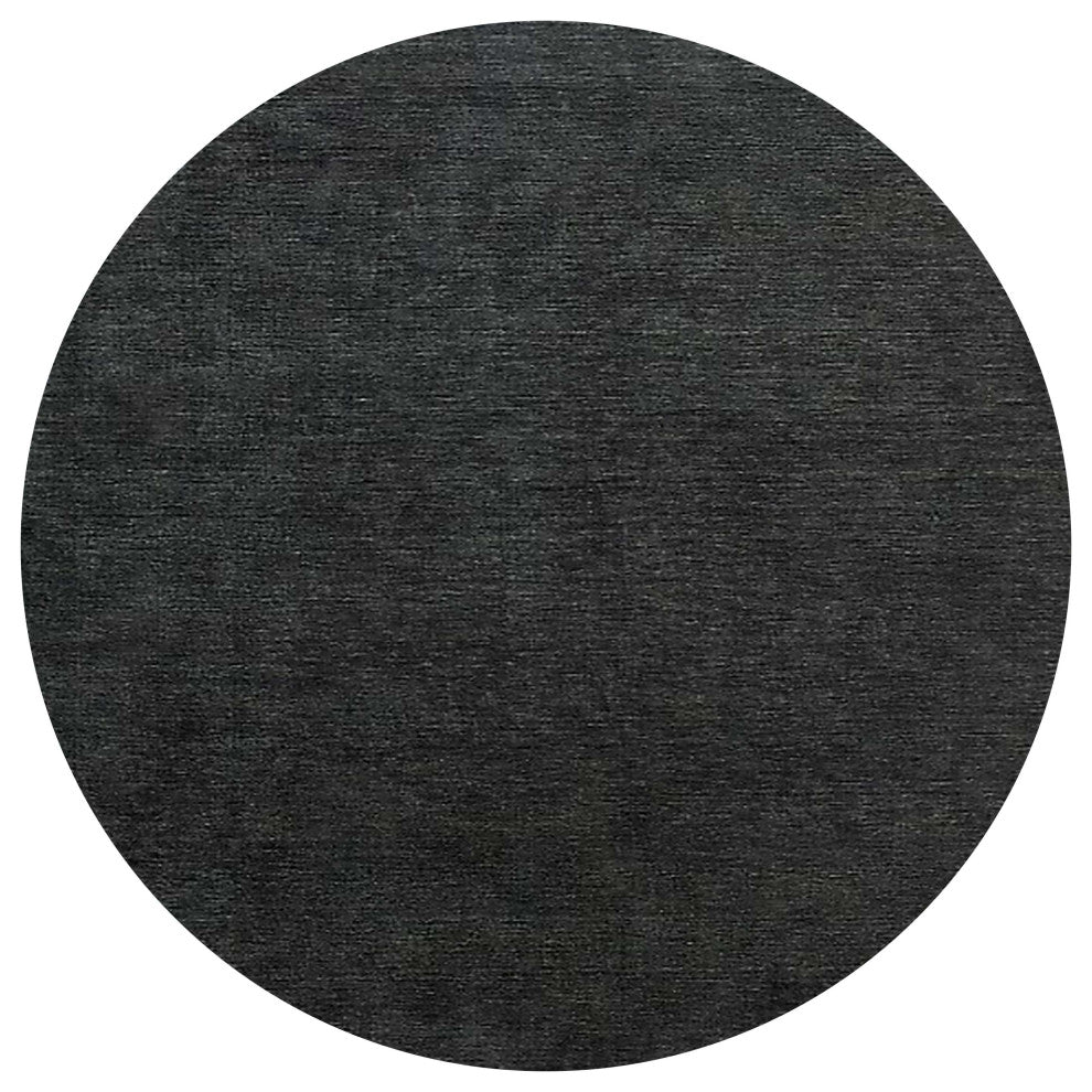 Ahgly Company Indoor Round Mid-Century Modern Area Rugs, 7' Round