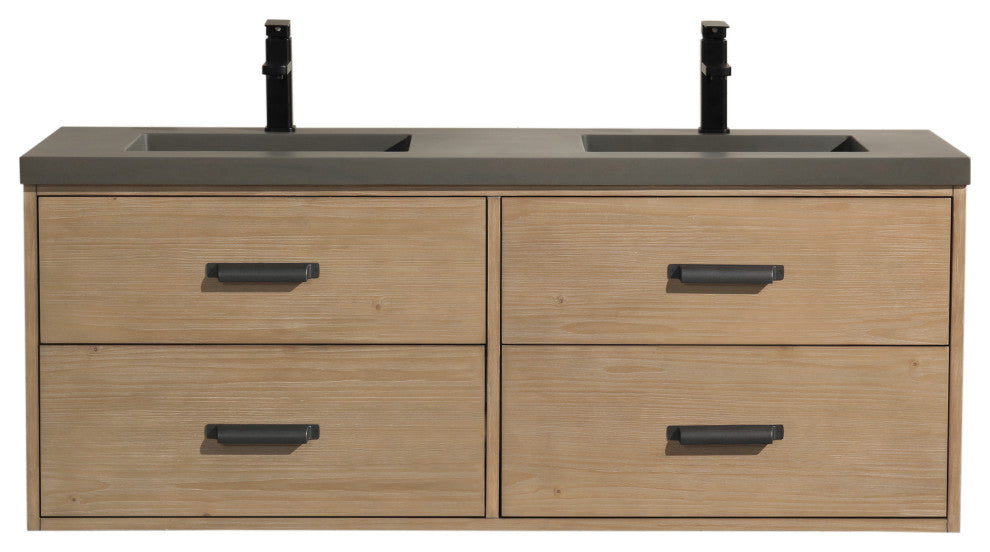 Kane 55" Bathroom Vanity Weathered Fir